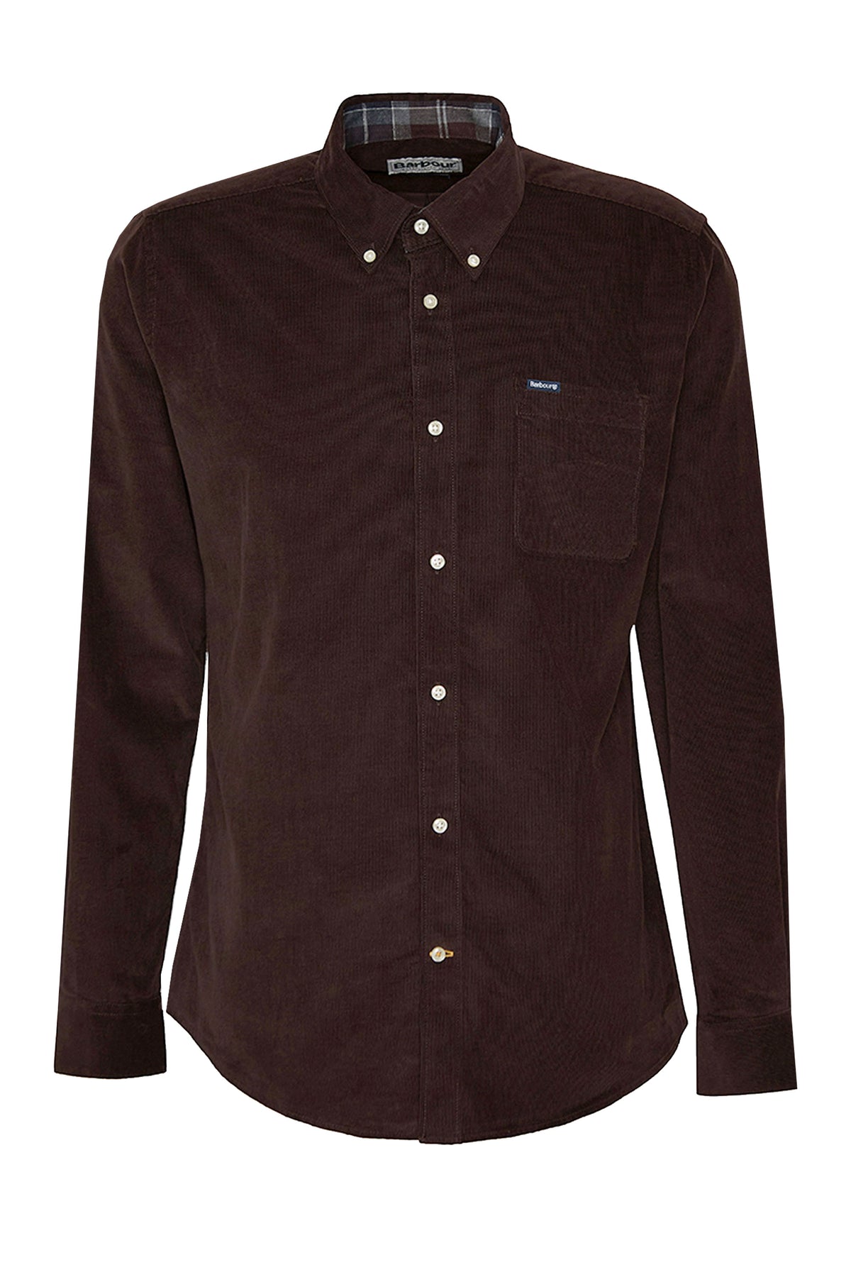 Barbour Ramsey Corduroy Shirt Dark Oak
