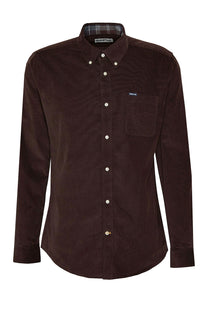 Barbour Ramsey Corduroy Shirt Dark Oak