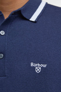 Barbour Rocton Knitted Polo Navy Barbour