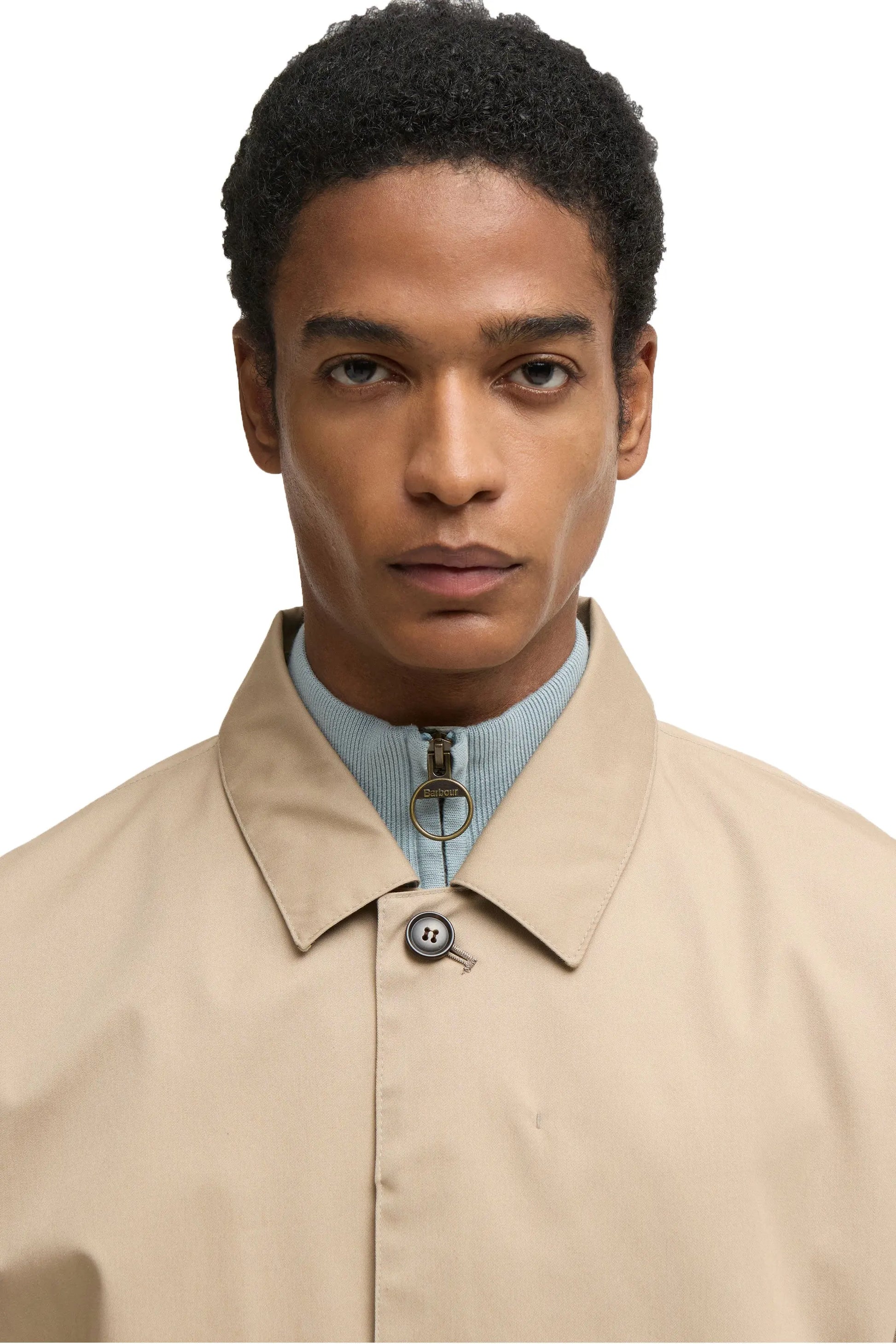 Barbour Rokig Waterproof Jacket Washed Stone Barbour
