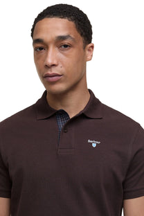 Barbour Tartan Pique Polo Dark Oak Barbour