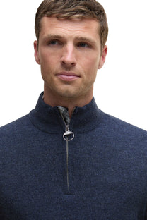 Barbour Waterbury Half Zip Knitwear Navy Barbour