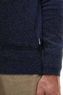 Barbour Waterbury Half Zip Knitwear Navy Barbour