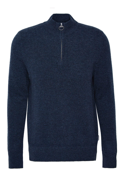 Barbour Waterbury Half Zip Knitwear Navy