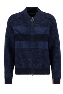 Barbour x Paul Smith Knitted Bomber Navy Barbour