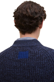 Barbour x Paul Smith Knitted Bomber Navy Barbour