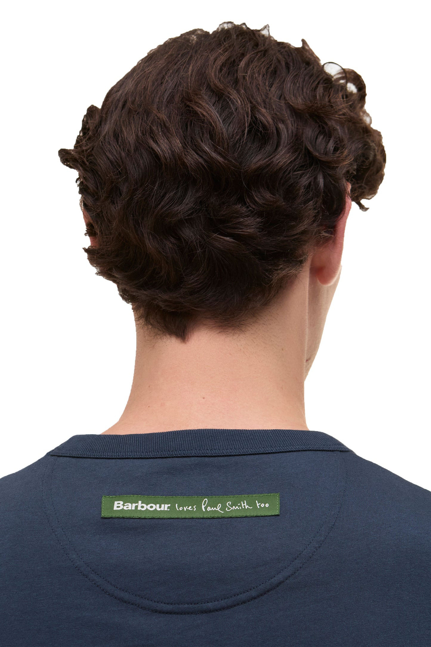 Barbour x Paul Smith Wax Tin T-Shirt Blue
