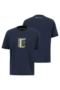 Barbour x Paul Smith Wax Tin T-Shirt Blue Barbour