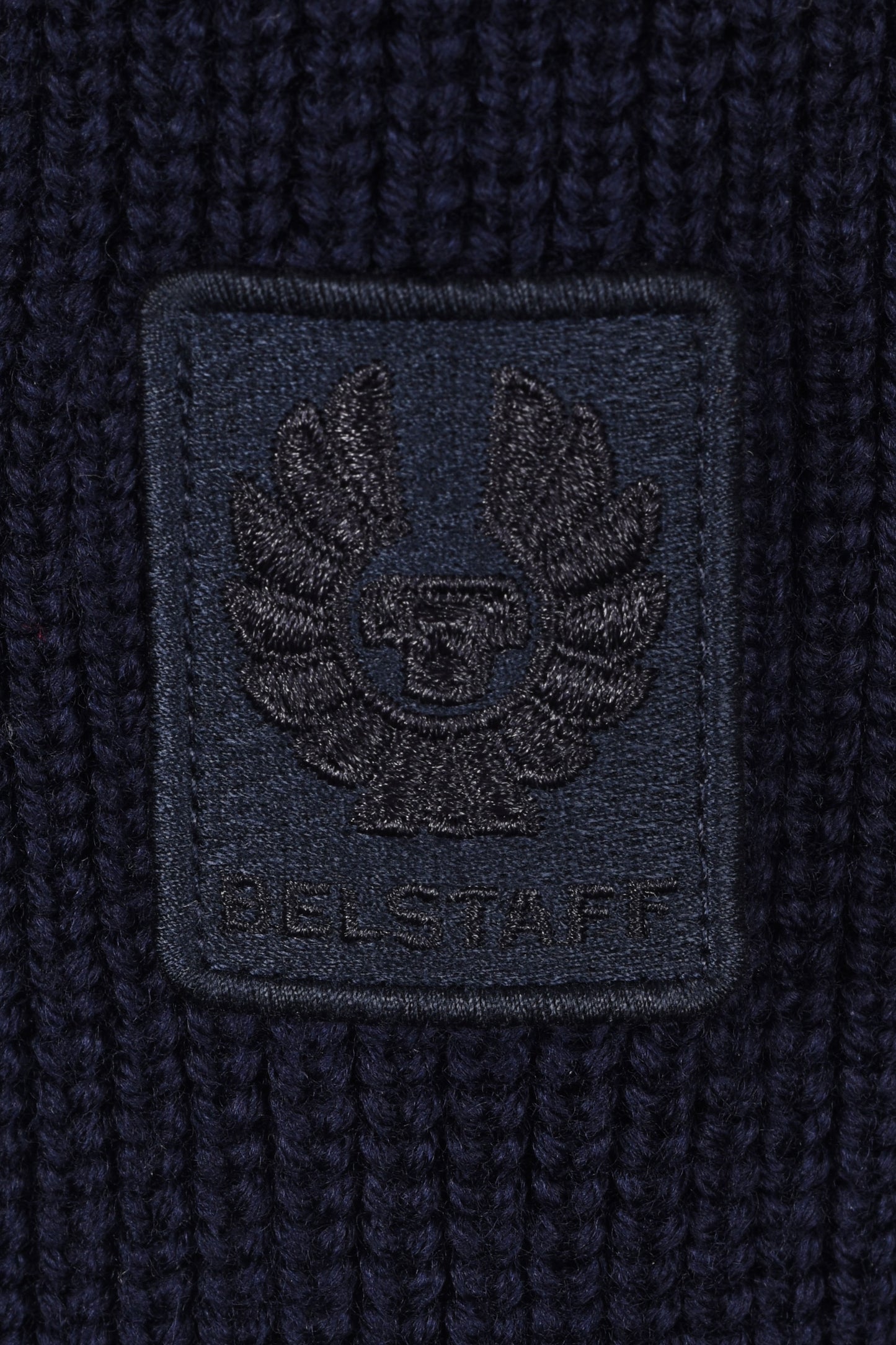 Belstaff Aspect Half Zip Knitwear Dark Ink