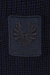 Belstaff Aspect Half Zip Knitwear Dark Ink Belstaff
