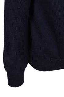 Belstaff Aspect Half Zip Knitwear Dark Ink Belstaff