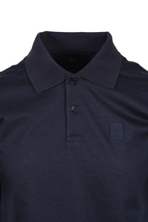 BELSTAFF STEEL POLO DARK INK Belstaff