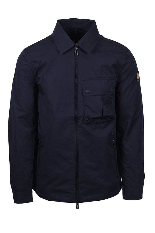 Belstaff Drome Overshirt Dark Ink