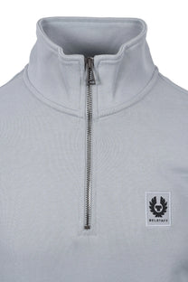 Belstaff Half Zip Sweatshirt Quarry Blue Belstaff