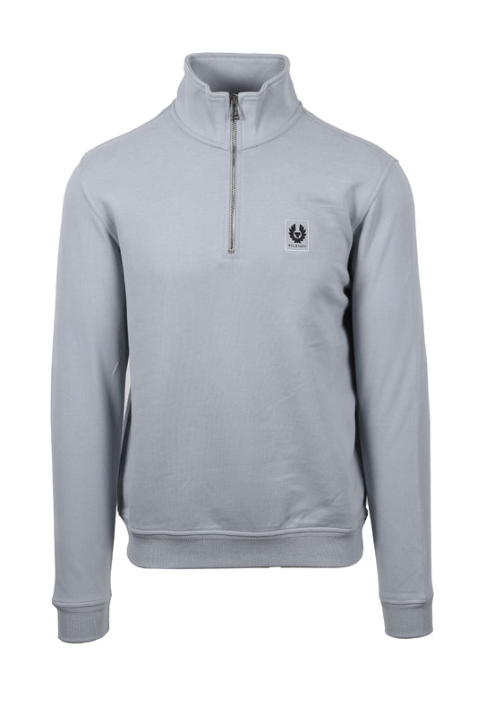 Belstaff Half Zip Sweatshirt Quarry Blue