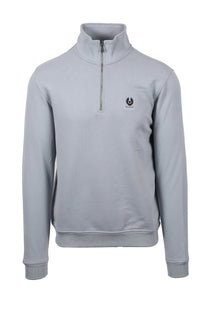 Belstaff Half Zip Sweatshirt Quarry Blue Belstaff