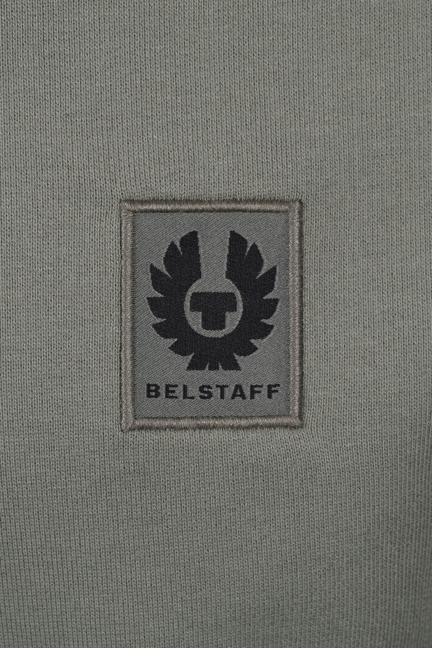 Belstaff Half Zip Sweatshirt Sage Green
