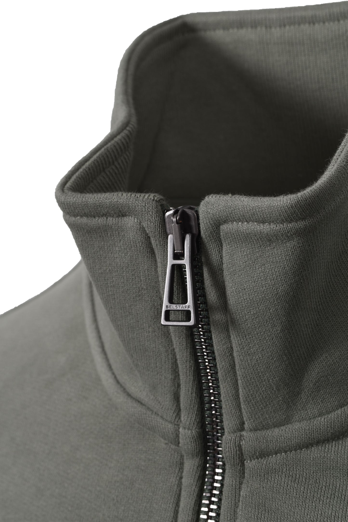 Belstaff Half Zip Sweatshirt Sage Green