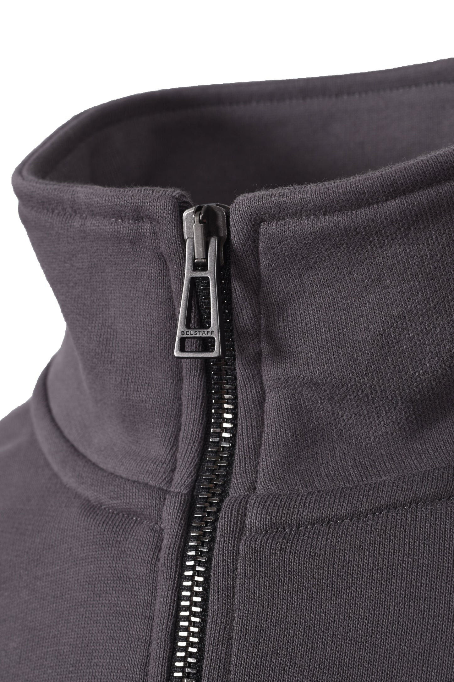 Belstaff Half Zip Sweatshirt Tornado Grey