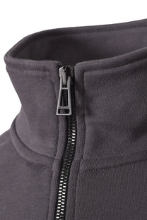 Belstaff Half Zip Sweatshirt Tornado Grey Belstaff