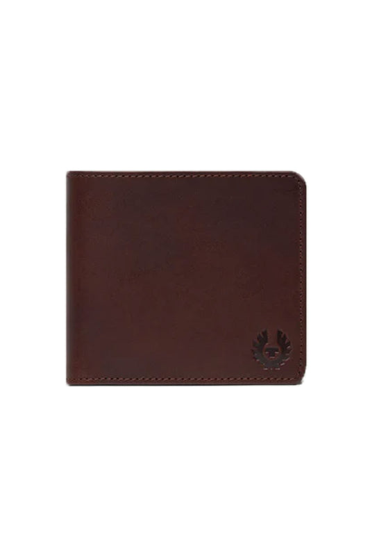 Belstaff Hanchurch Bi-Fold Leather Wallet Antique Brown
