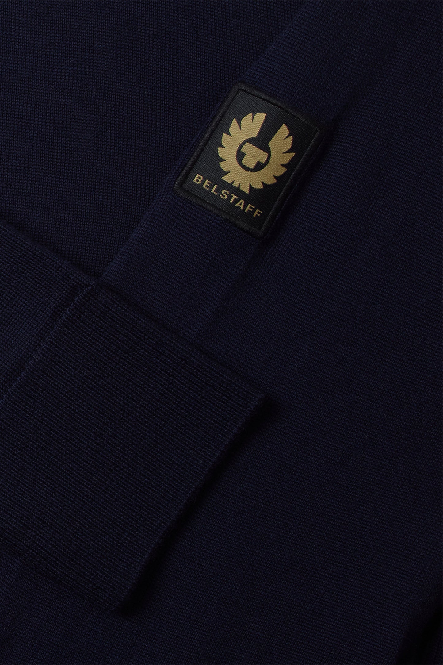 Belstaff Kyle Knitted Polo Polo Shirt Dark Ink