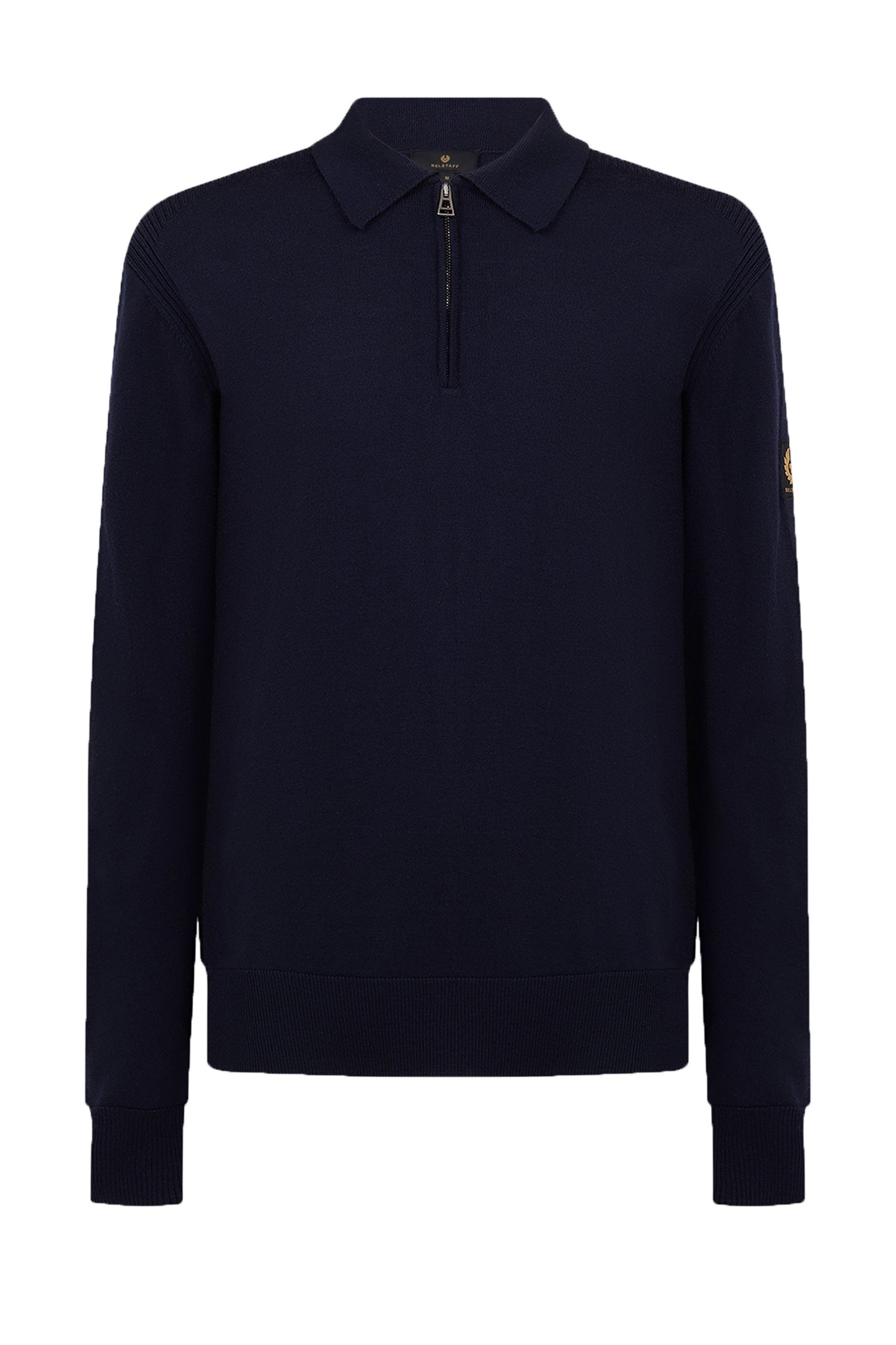Belstaff Kyle Knitted Polo Polo Shirt Dark Ink