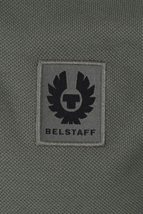 Belstaff Long Sleeved Polo Shirt Sage Green Belstaff