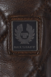 Belstaff Outlaw Leather Jacket Dark Earth Belstaff