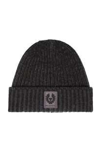 Belstaff Plated Watch Hat Black/Tornado Grey Belstaff