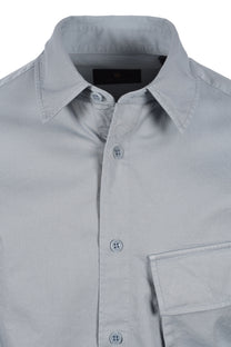 Belstaff Scale Long Sleeved Shirt Quarry Blue Belstaff