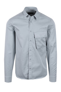 Belstaff Scale Long Sleeved Shirt Quarry Blue Belstaff