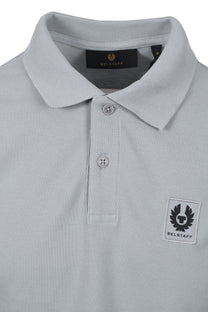 Belstaff Short Sleeve Polo Shirt Quarry Blue Belstaff