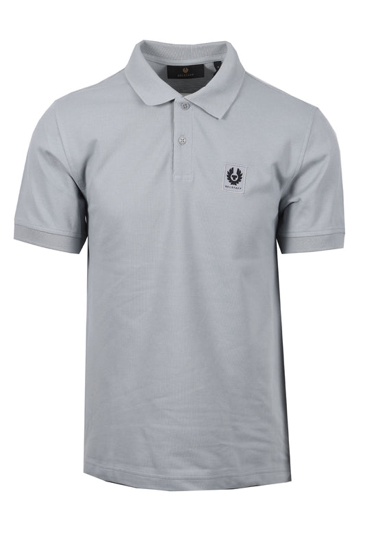Belstaff Short Sleeve Polo Shirt Quarry Blue