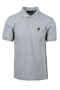Belstaff Short Sleeve Polo Shirt Quarry Blue Belstaff