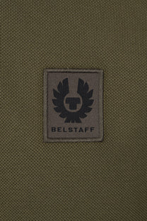 Belstaff Short Sleeve Polo Shirt True Olive Belstaff