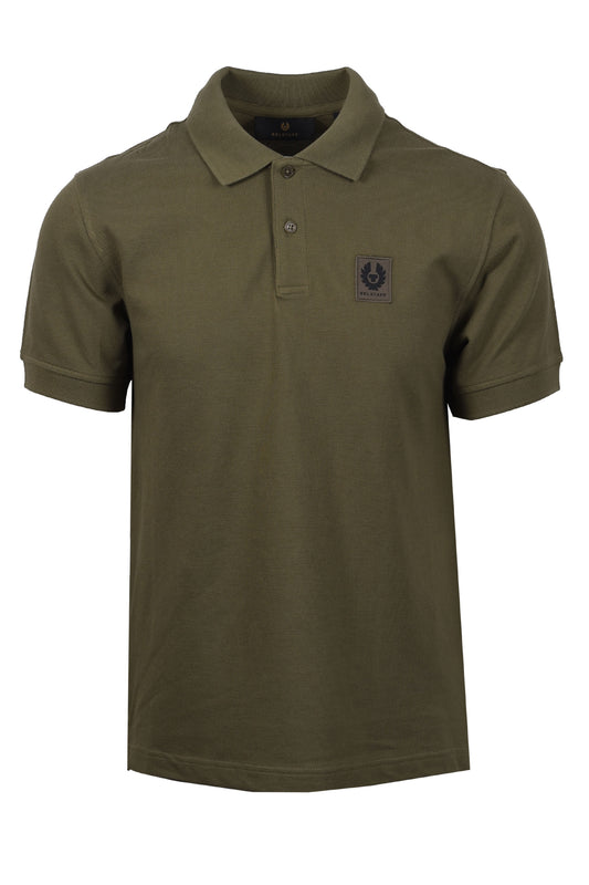 Belstaff Short Sleeve Polo Shirt True Olive