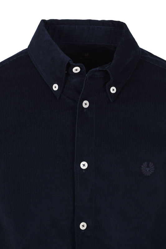 Belstaff Street Corduroy Shirt Dark Ink