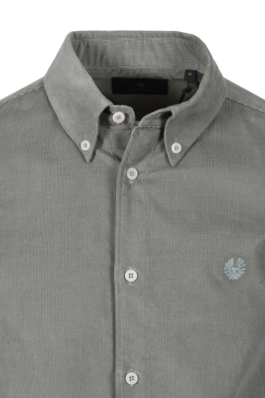 Belstaff Street Corduroy Shirt Sage Green
