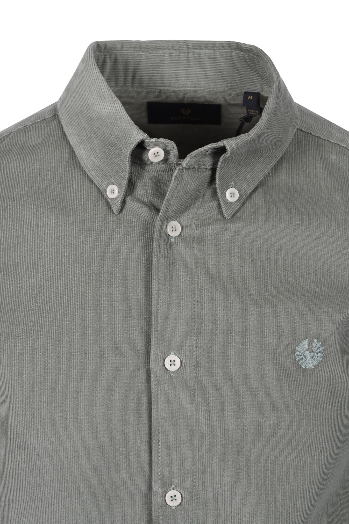 Belstaff Street Corduroy Shirt Sage Green