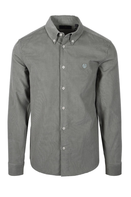 Belstaff Street Corduroy Shirt Sage Green