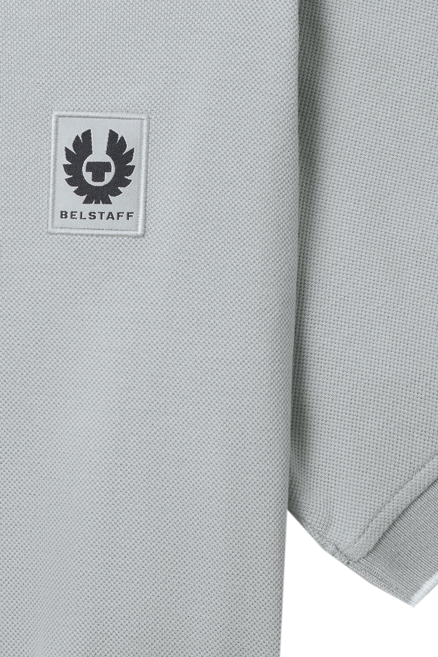 Belstaff Tipped Polo Shirt Quarry Blue