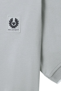 Belstaff Tipped Polo Shirt Quarry Blue Belstaff