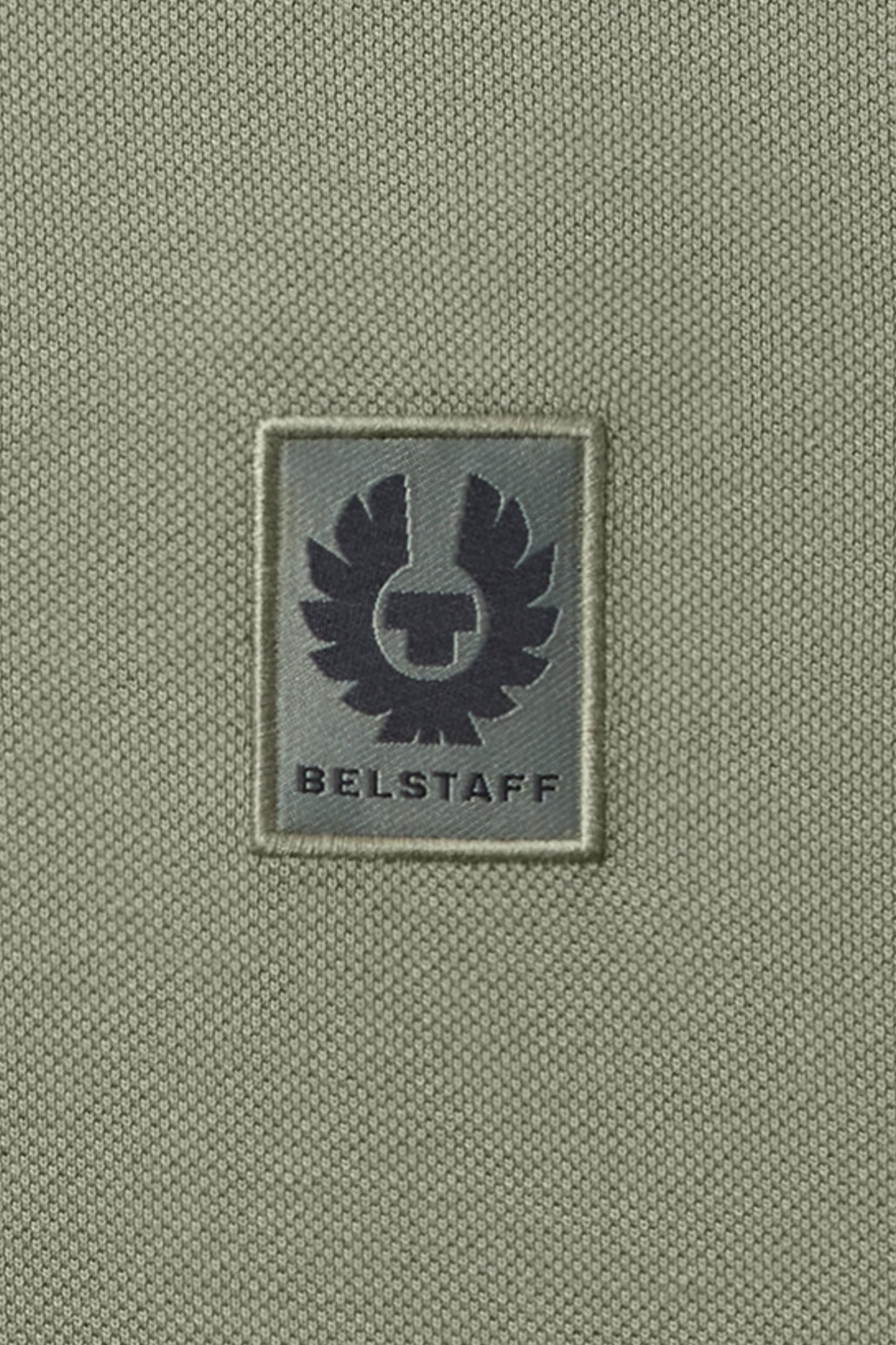 Belstaff Tipped Polo Shirt Sage Green