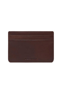 Belstaff Wheatle Leather Card Holder Antique Brown Belstaff