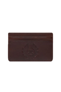 Belstaff Wheatle Leather Card Holder Antique Brown Belstaff