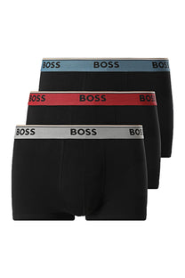 Boss 3P Power Trunk Boxer Briefs Grey/Blue/Red Boss Black