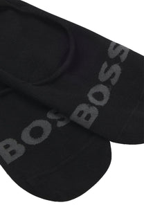 Boss Black 2 Pack Invisible Socks Black Boss Black