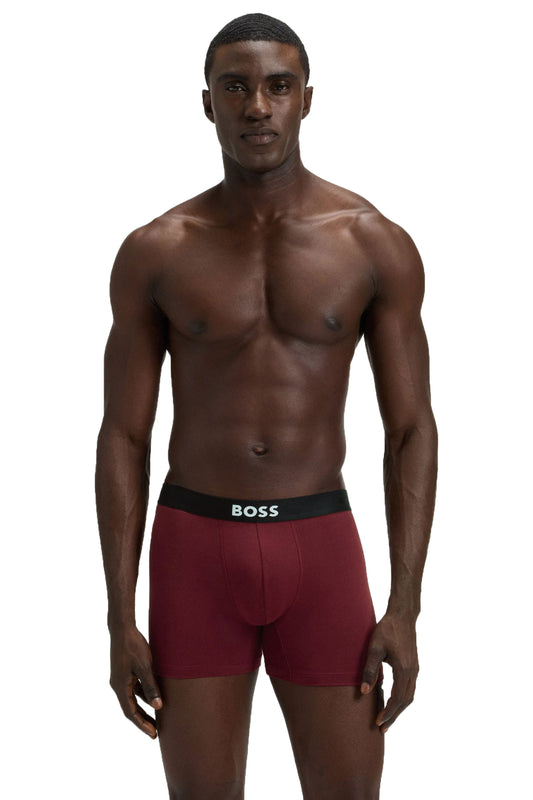 BOSS 3P D.BECKHAM BOXER BRIEFS Blue/Navy/Red