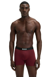 BOSS 3P D.BECKHAM BOXER BRIEFS Blue/Navy/Red Boss Black